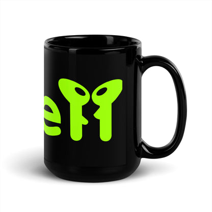 alien nxde black glossy mug