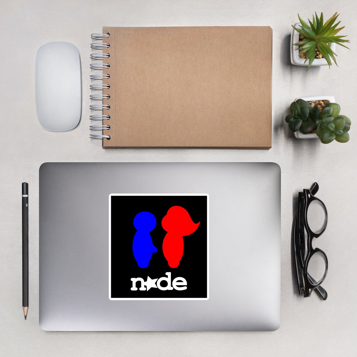 medium nxde bubble-free stickers